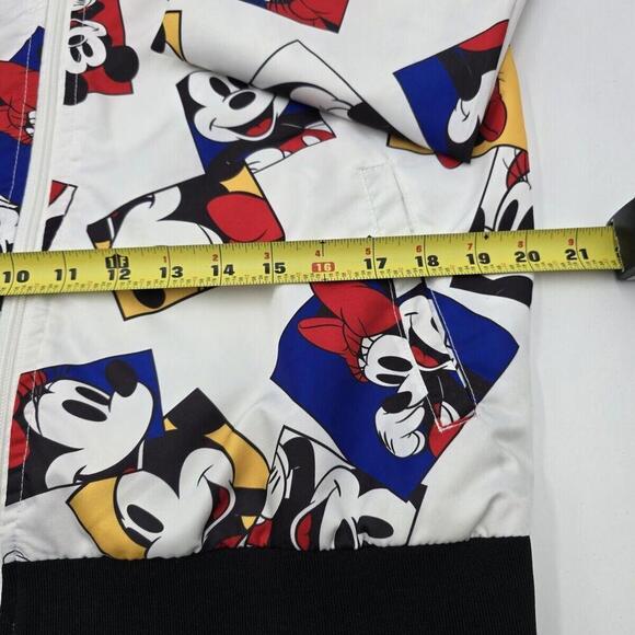 Disney Apparel Jacket Zip Up M Long Sleeve Mickey Minnie 62-2 - Picture 6 of 10